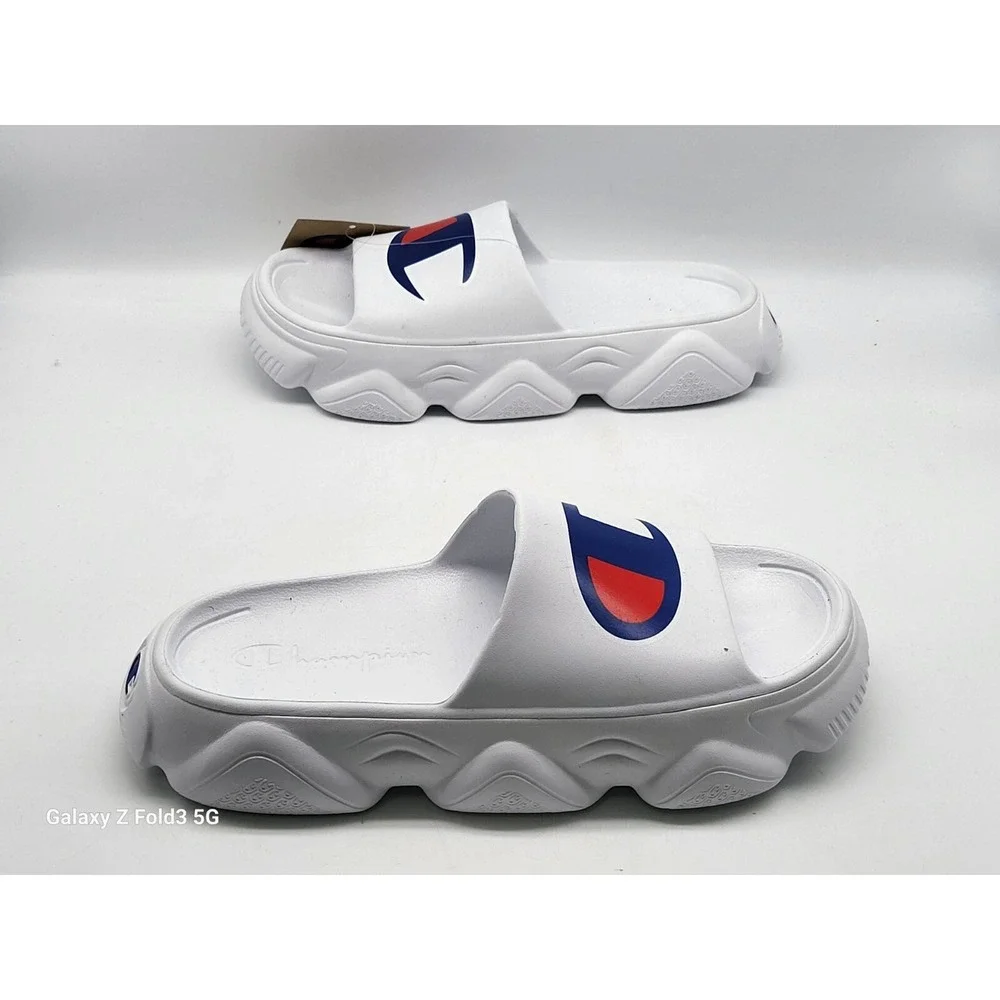 Champion‎ Kids Meloso Squish Slides White Size 6